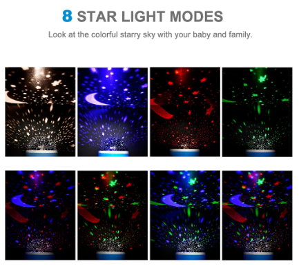 Starry Sky Projection Night Light